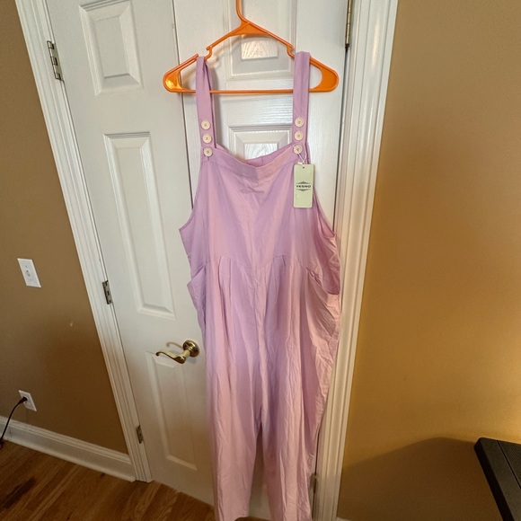 Yesno Lilac Jumpsuit - Picture 1 of 4